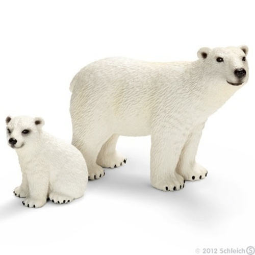 피규어 - 북극곰 가족 세트